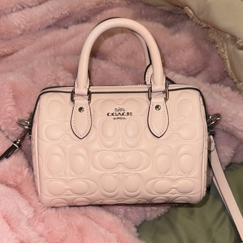 Coach Pink Mini Rowan Bag